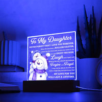 Load image into Gallery viewer, Daughter Acrylic Plaque - Enjoy the Ride
