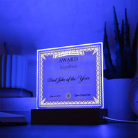 Load image into Gallery viewer, Dad Acrylic Plaque - Award of Excellence

