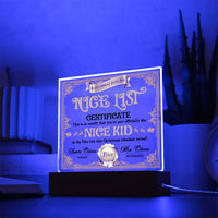 Load image into Gallery viewer, Christmas Acrylic Plaque - Nice List
