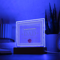 Load image into Gallery viewer, Dad Acrylic Plaque - Certificate of Achievement
