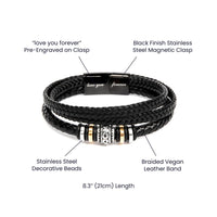 Load image into Gallery viewer, Dad Love You Forever Bracelet - Promise
