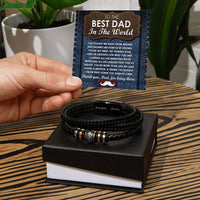 Load image into Gallery viewer, Dad Love You Forever Bracelet - To Be Strong
