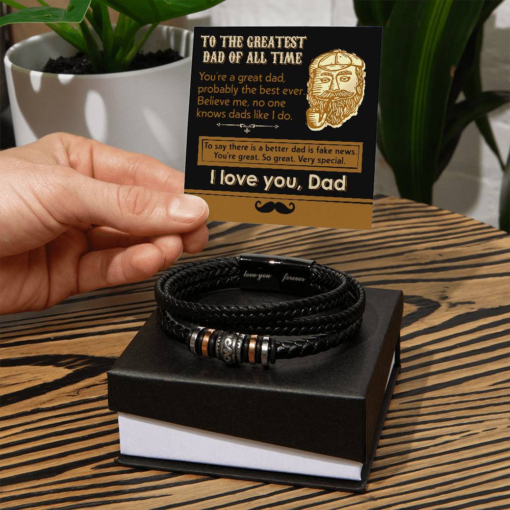 Dad Love You Forever Bracelet - The Best