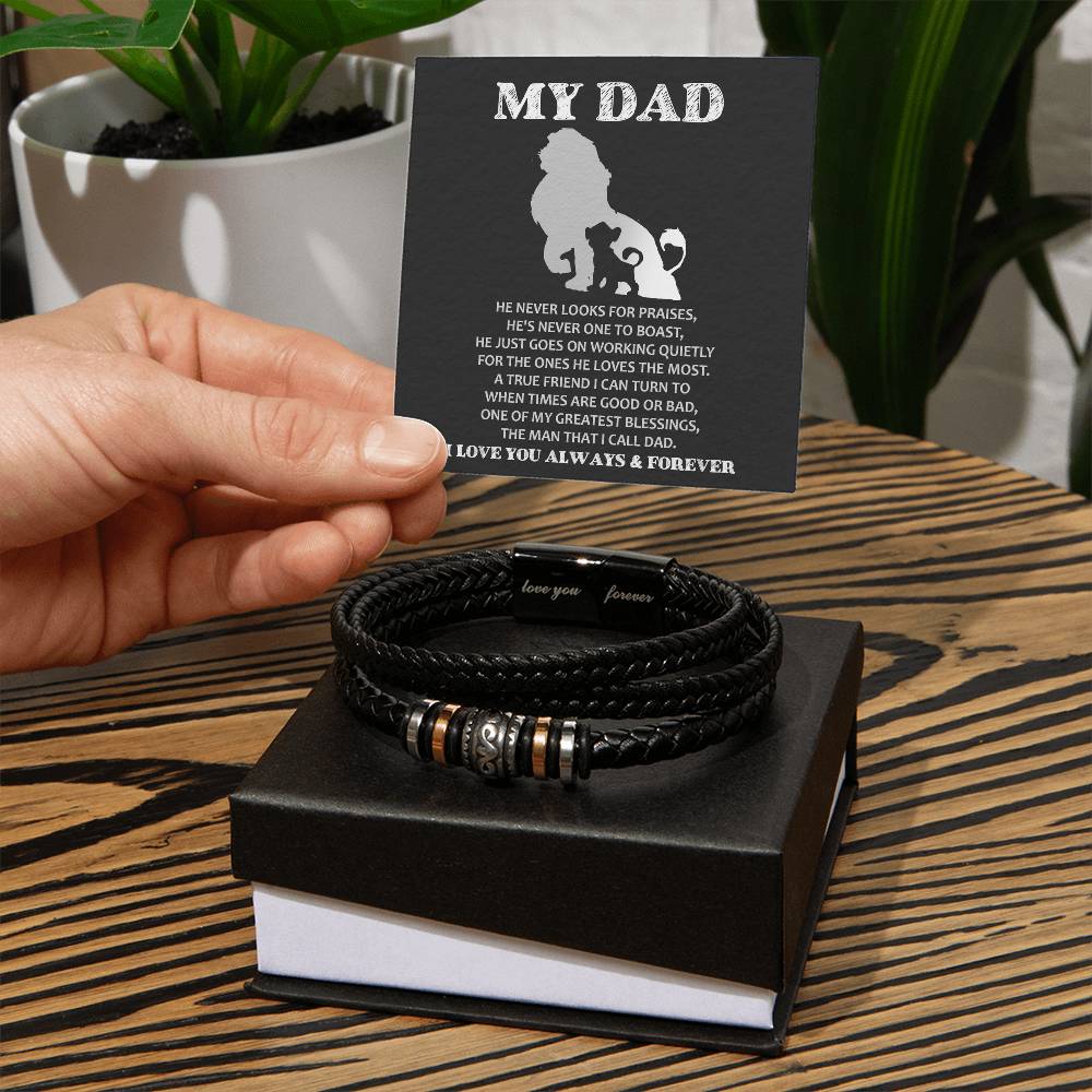 Dad Love You Forever Bracelet - The Man