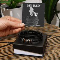 Load image into Gallery viewer, Dad Love You Forever Bracelet - The Man
