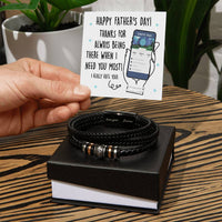 Load image into Gallery viewer, Dad Love You Forever Bracelet - Taxi
