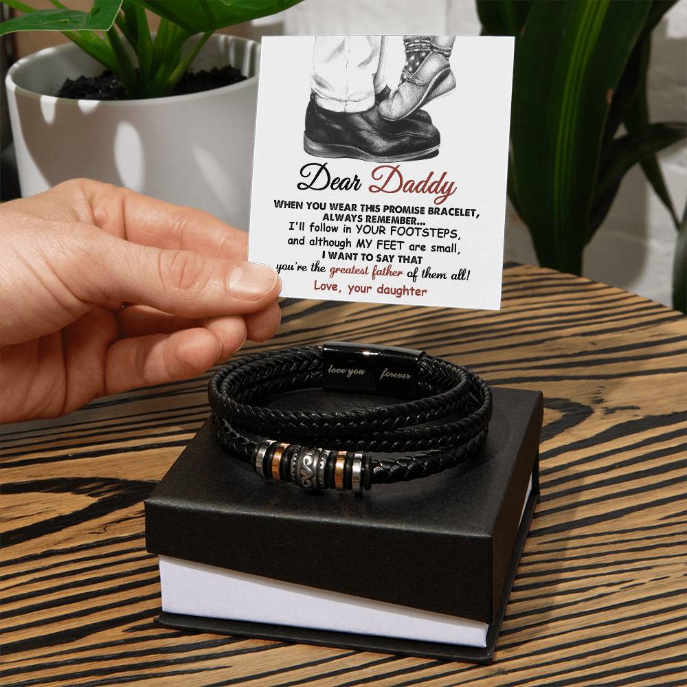 Dad Love You Forever Bracelet - Promise