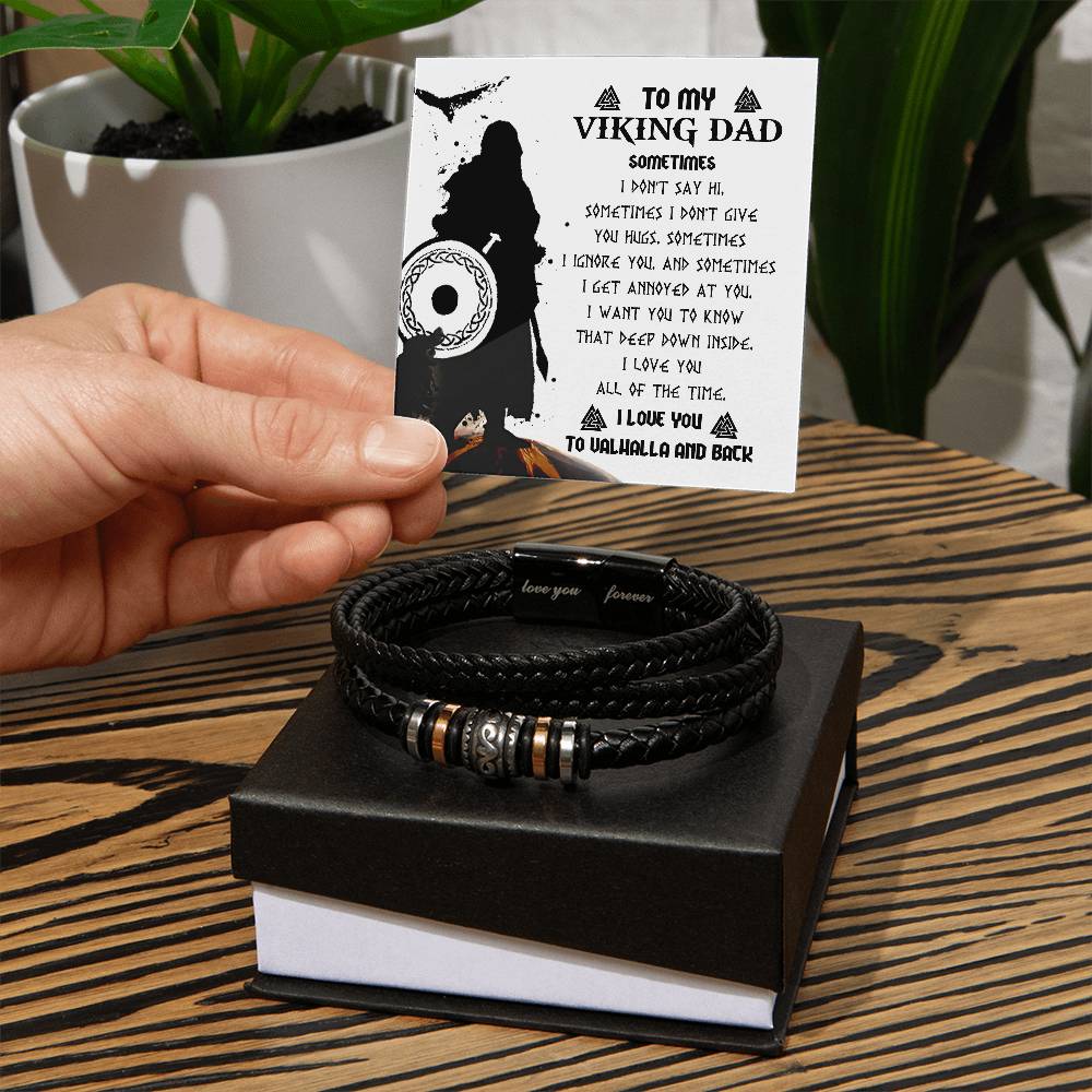 Dad Love You Forever Bracelet - Deep Down Inside