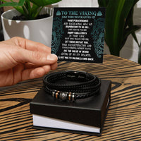 Load image into Gallery viewer, Dad Love You Forever Bracelet - Never Giving Up
