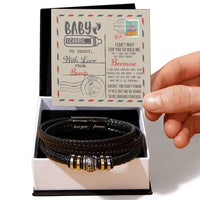 Load image into Gallery viewer, Daddy Love You Forever Bracelet - On Your Chest
