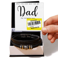 Load image into Gallery viewer, Dad Love You Forever Bracelet - Only The Very Best
