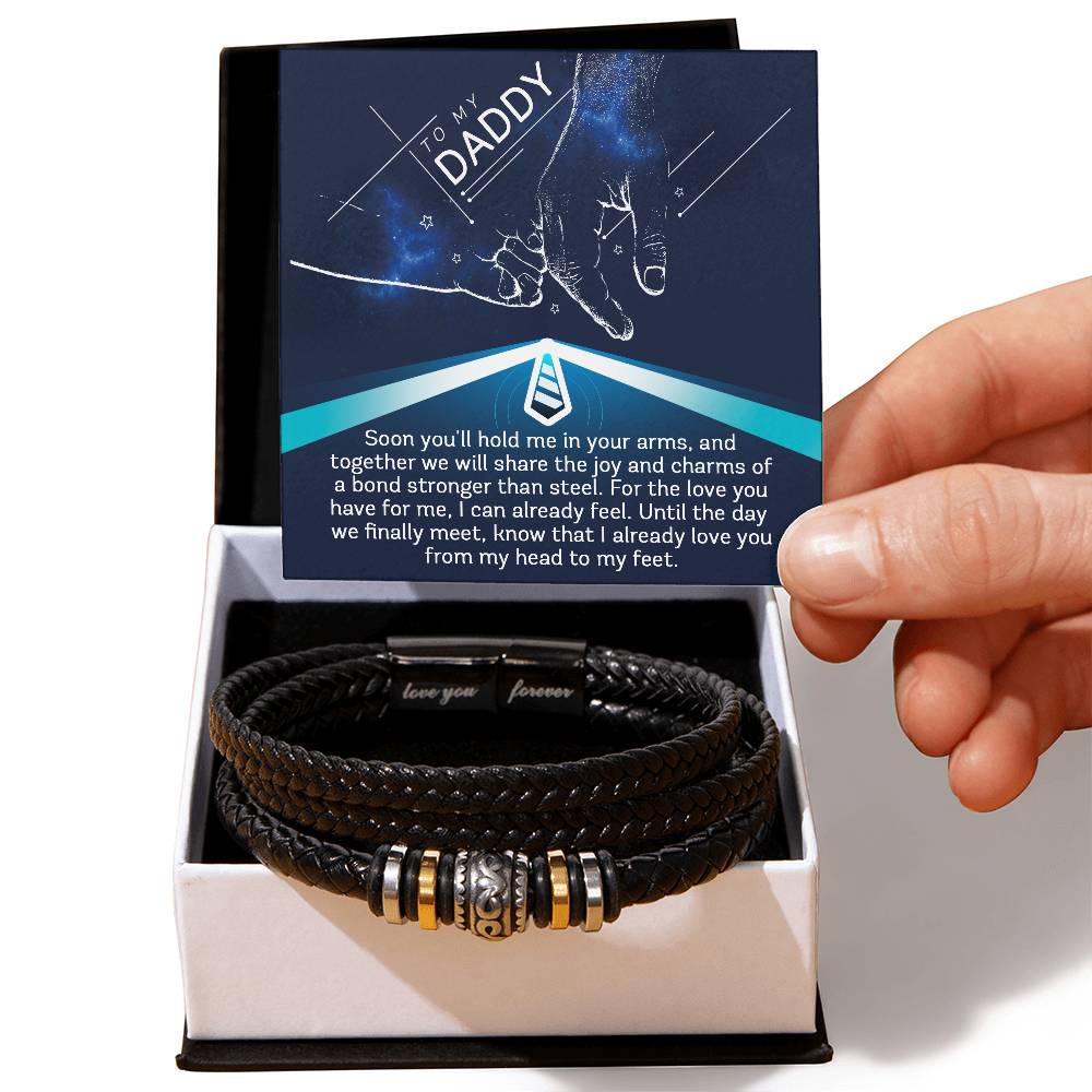 Daddy Love You Forever Bracelet - Stronger Than Steel