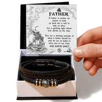 Load image into Gallery viewer, Dad Love You Forever Bracelet - An Anchor
