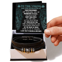 Load image into Gallery viewer, Dad Love You Forever Bracelet - Never Giving Up
