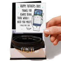 Load image into Gallery viewer, Dad Love You Forever Bracelet - Taxi
