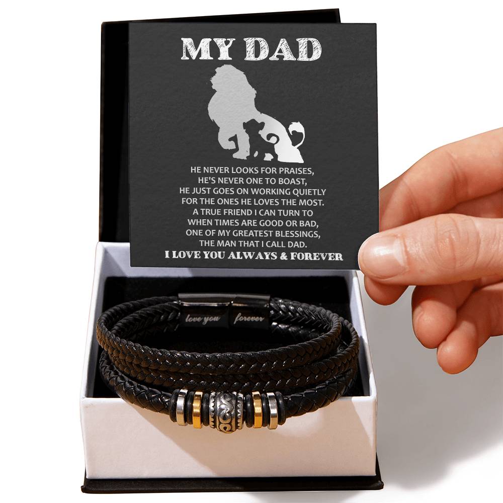 Dad Love You Forever Bracelet - The Man