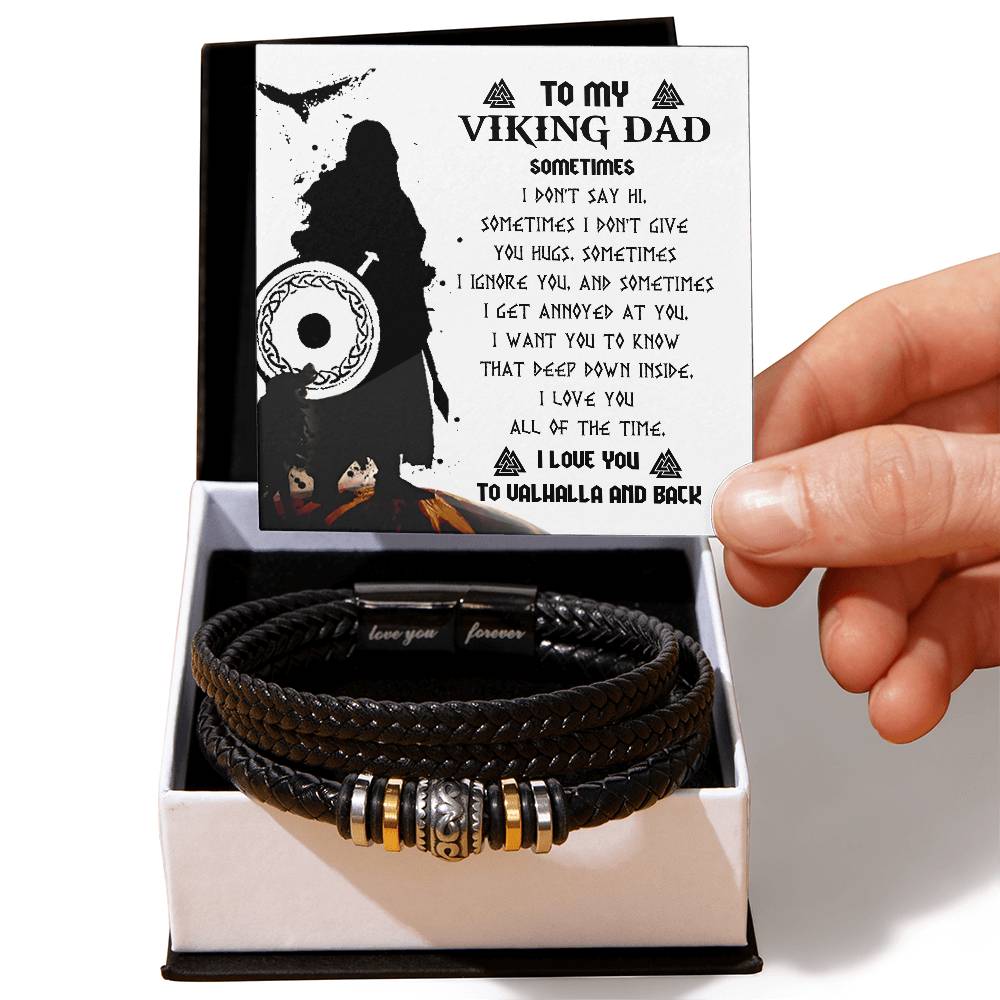 Dad Love You Forever Bracelet - Deep Down Inside