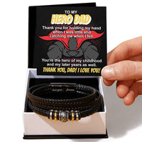 Load image into Gallery viewer, Dad Love You Forever Bracelet - When I Fell
