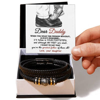 Load image into Gallery viewer, Dad Love You Forever Bracelet - Promise
