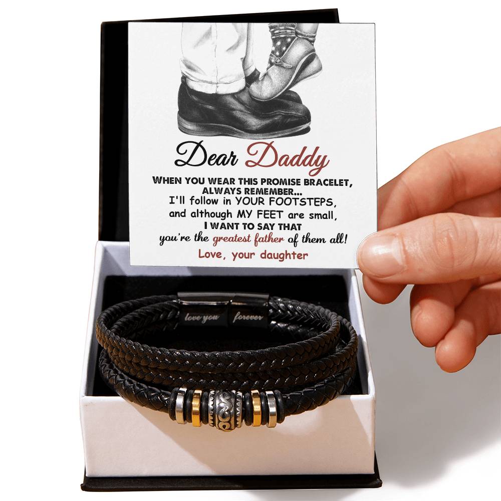 Dad Love You Forever Bracelet - Promise