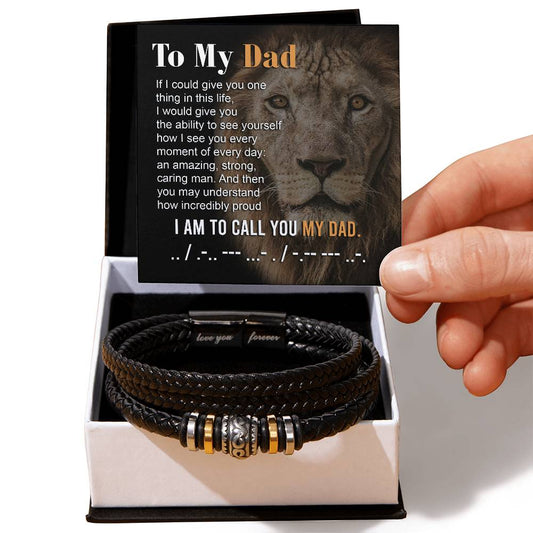 Dad Love Forever Bracelet - To Call You