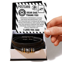 Load image into Gallery viewer, Dad Love Forever Bracelet - Thank You
