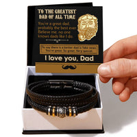 Load image into Gallery viewer, Dad Love You Forever Bracelet - The Best
