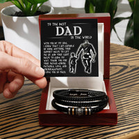 Load image into Gallery viewer, Dad Love You Forever Bracelet - By My Side
