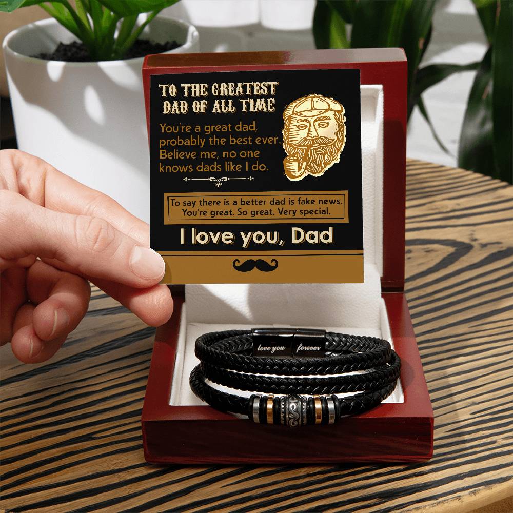 Dad Love You Forever Bracelet - The Best