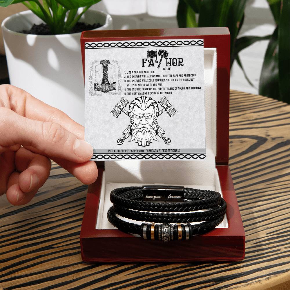 Dad Love You Forever Bracelet - Safe And Protected