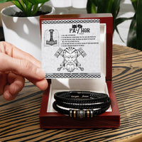 Load image into Gallery viewer, Dad Love You Forever Bracelet - Safe And Protected
