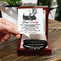 Load image into Gallery viewer, Dad Love You Forever Bracelet - Promise
