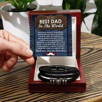 Load image into Gallery viewer, Dad Love You Forever Bracelet - To Be Strong

