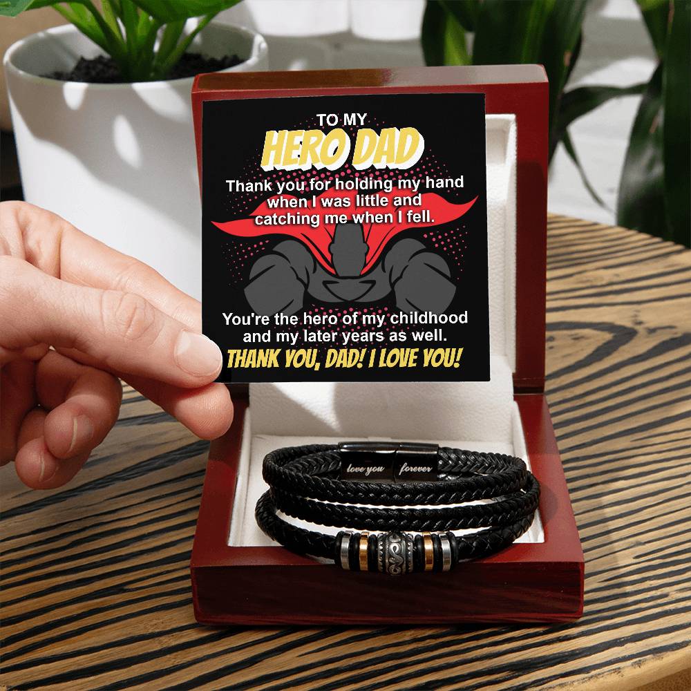 Dad Love You Forever Bracelet - When I Fell