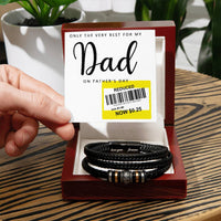 Load image into Gallery viewer, Dad Love You Forever Bracelet - Only The Very Best
