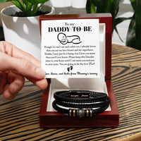 Load image into Gallery viewer, Daddy To Be Love You Forever Bracelet - In Your Arms
