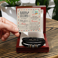 Load image into Gallery viewer, Daddy Love You Forever Bracelet - On Your Chest
