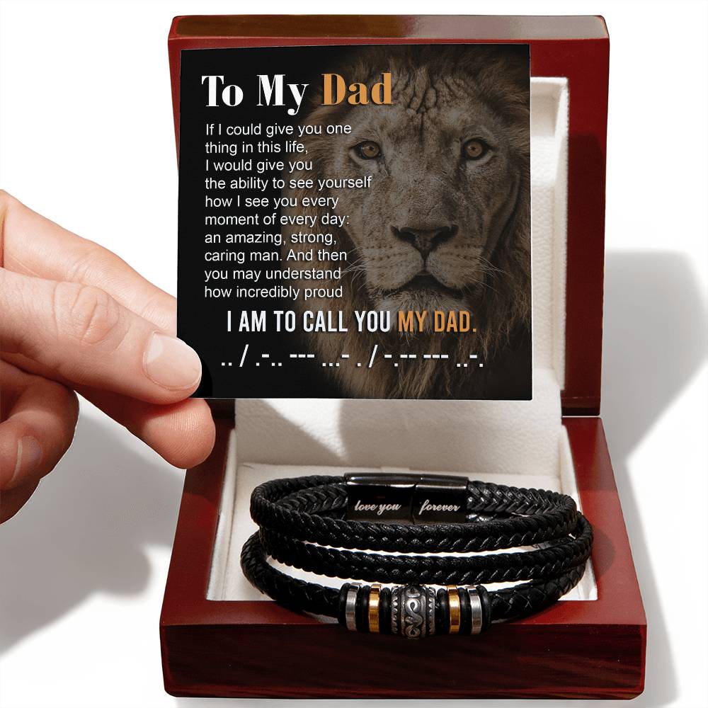 Dad Love Forever Bracelet - To Call You