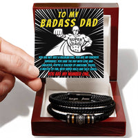 Load image into Gallery viewer, Dad Love You Forever Bracelet - Favorite Superhero
