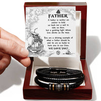 Load image into Gallery viewer, Dad Love You Forever Bracelet - An Anchor
