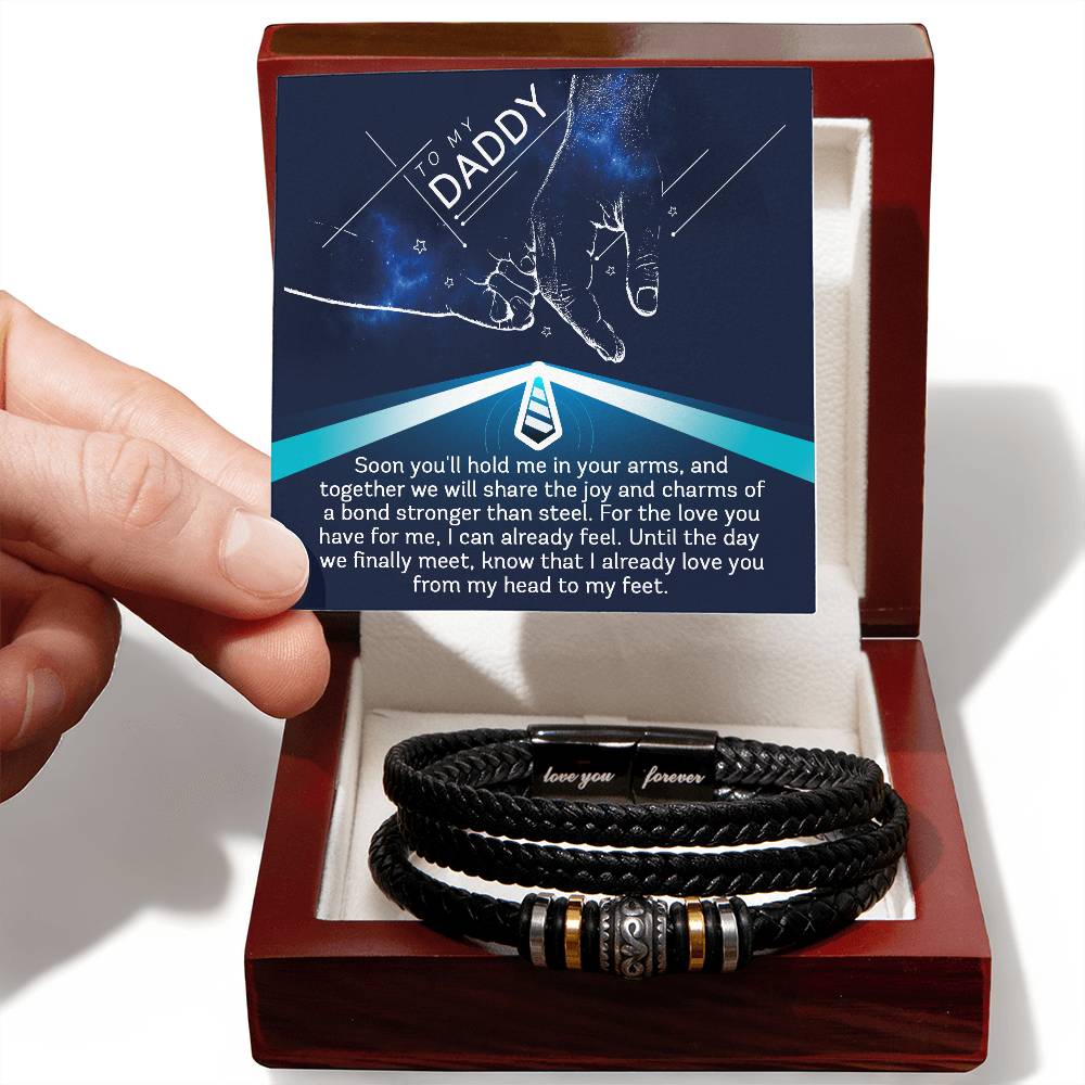 Daddy Love You Forever Bracelet - Stronger Than Steel