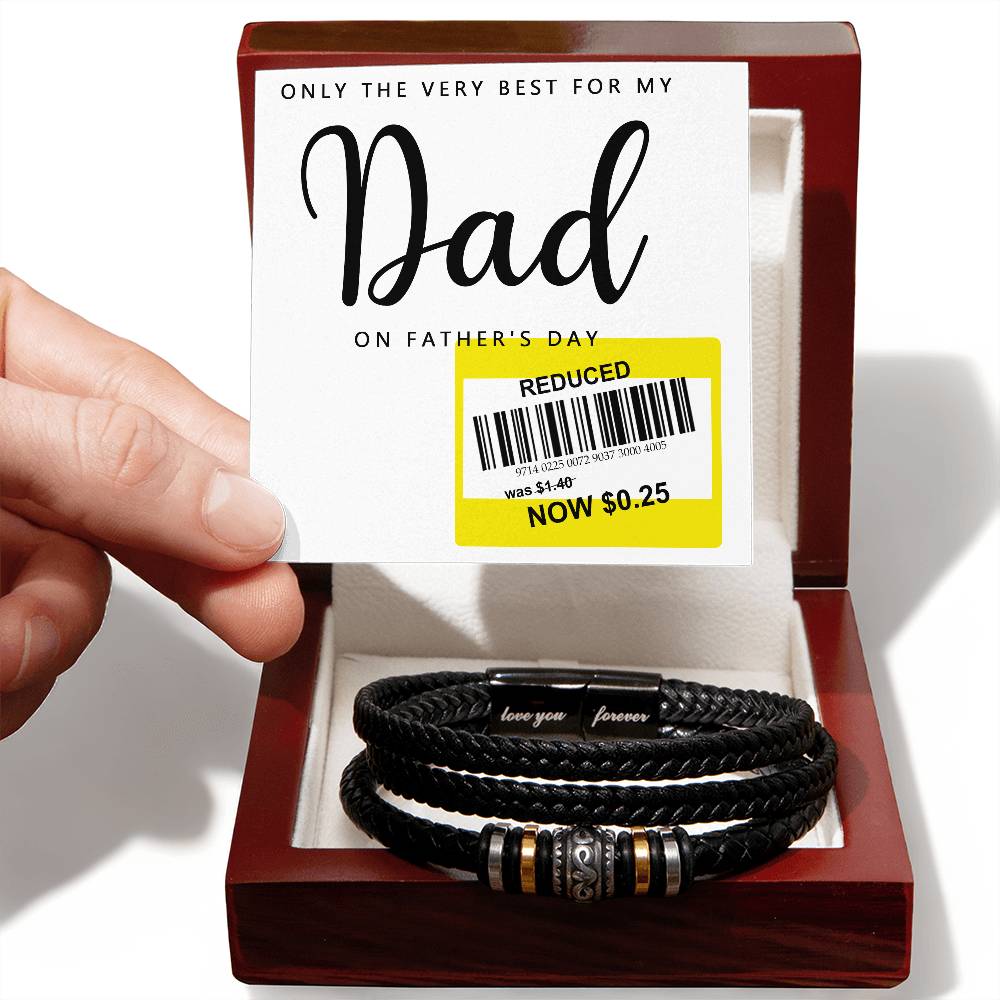 Dad Love You Forever Bracelet - Only The Very Best