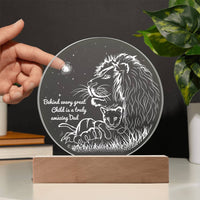 Load image into Gallery viewer, Amazing Dad - Acrylic Circle Plaque
