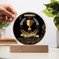 Load image into Gallery viewer, Dad Joke Champion - Acrylic Circle Plaque
