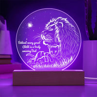 Load image into Gallery viewer, Amazing Dad - Acrylic Circle Plaque

