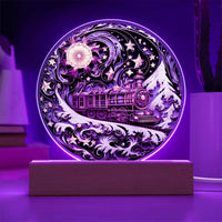 Load image into Gallery viewer, Wonderful Train Christmas - Acrylic Circle Plaque
