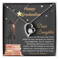 Load image into Gallery viewer, Daughter Love Necklace - Happy Graduation
