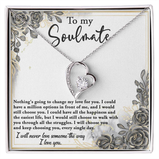 Soulmate Love Necklace - Keep Choosing You