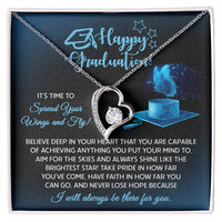 Load image into Gallery viewer, Happy Graduation Love Necklace - Spread Your Wings
