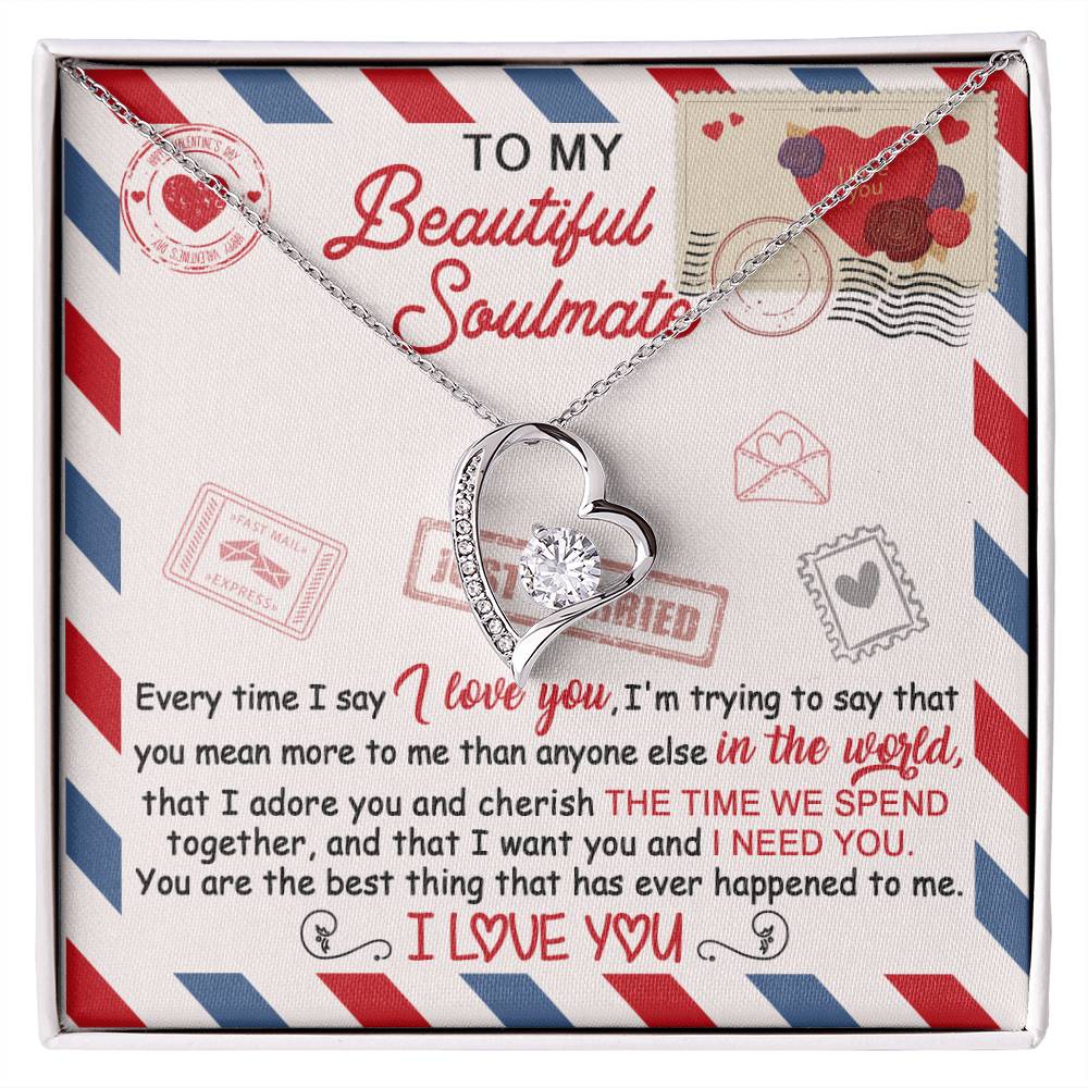 Soulmate Love Necklace - I Need You